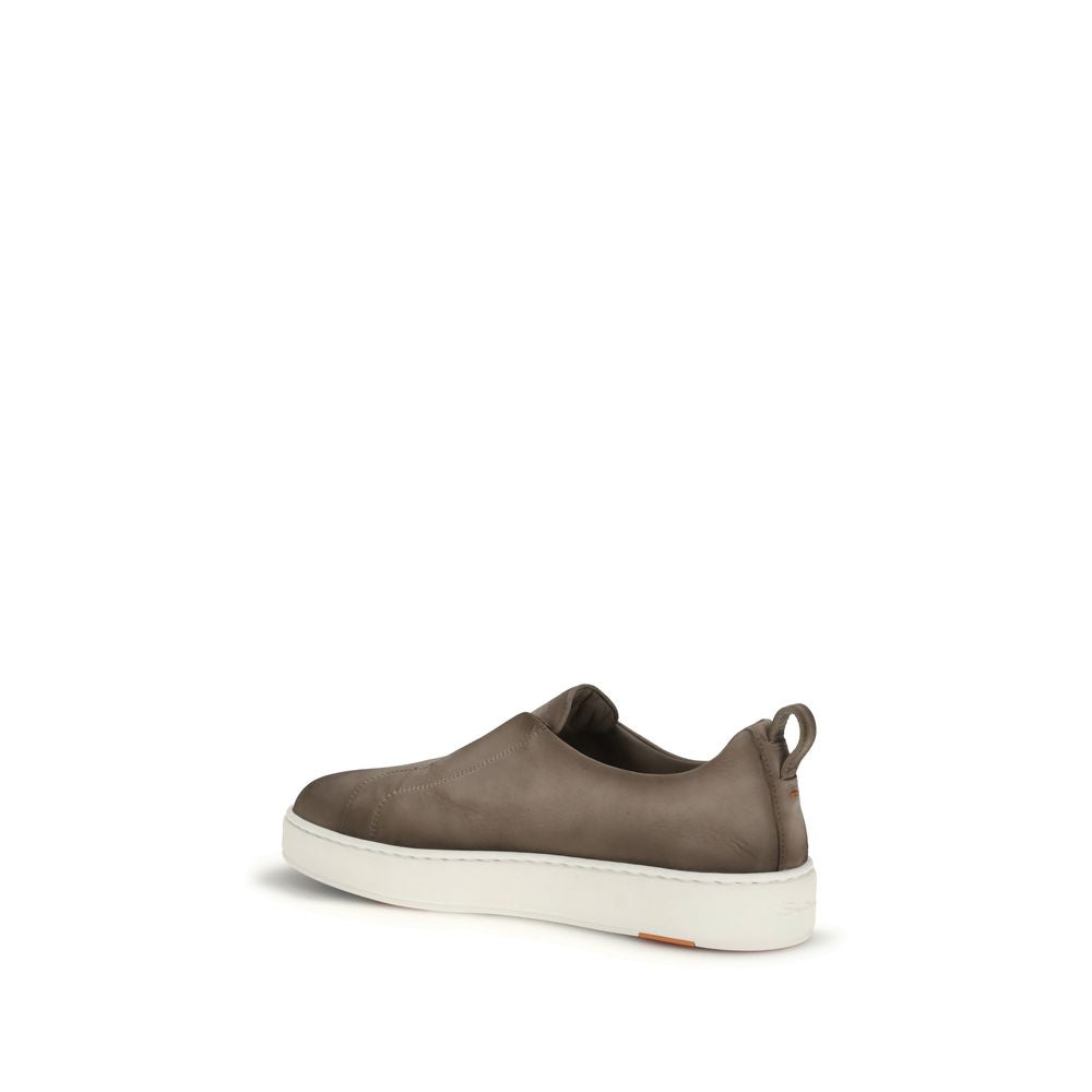 Brown Rubber Low Top Sneakers