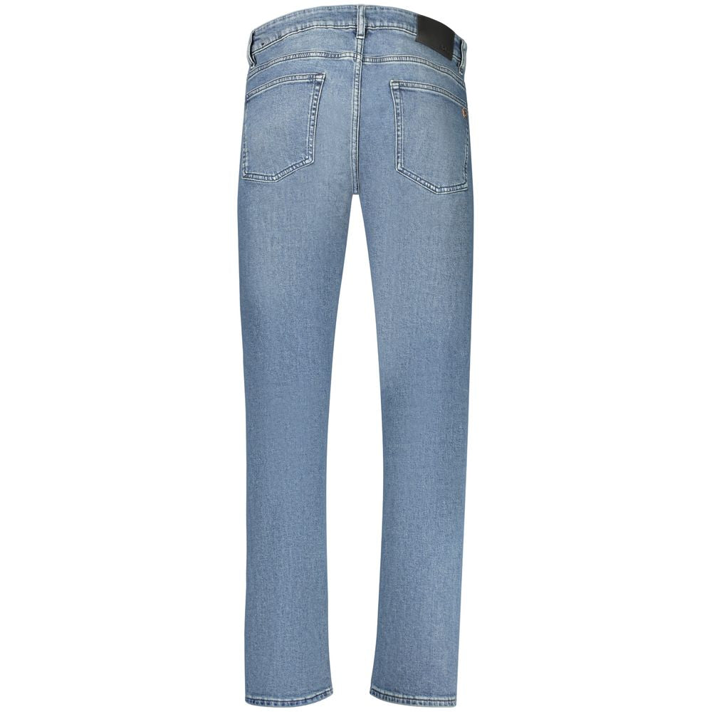 Blue Cotton Men's Slim Jeans