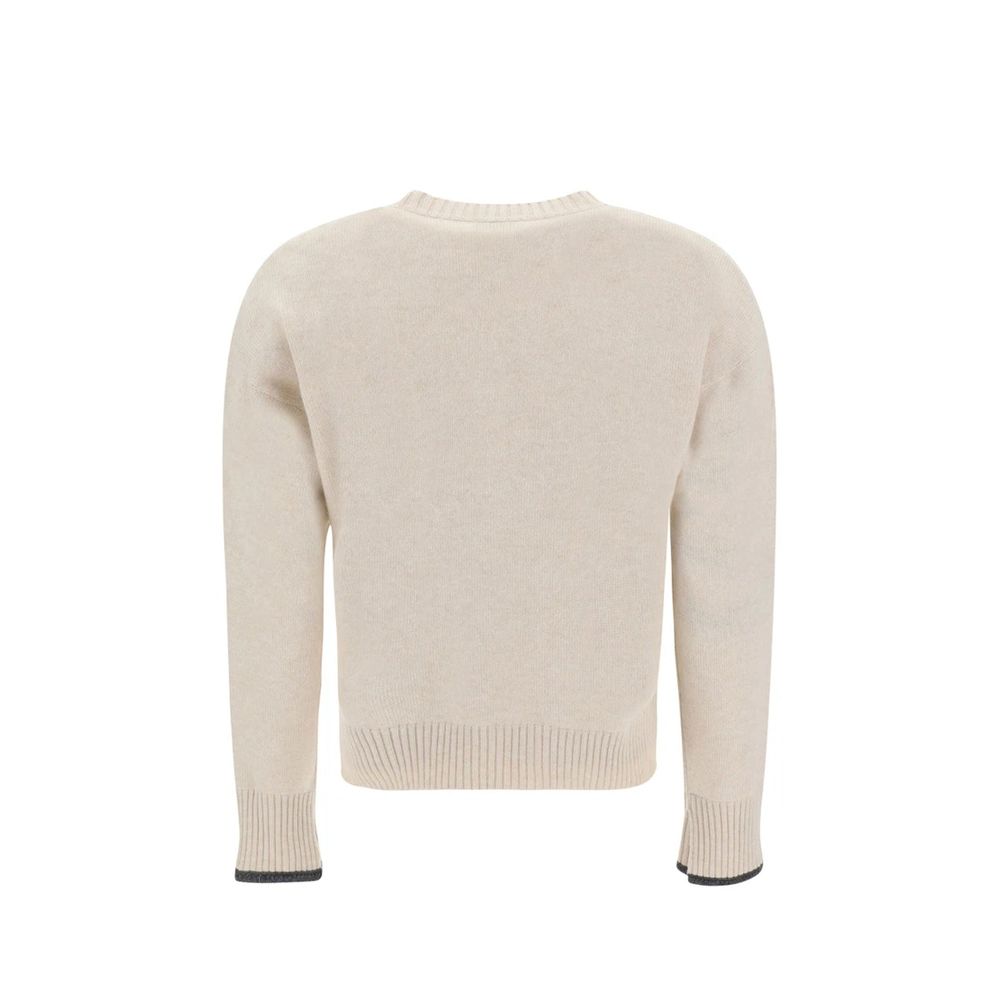 Beige Cashmere Cashmere Sweater