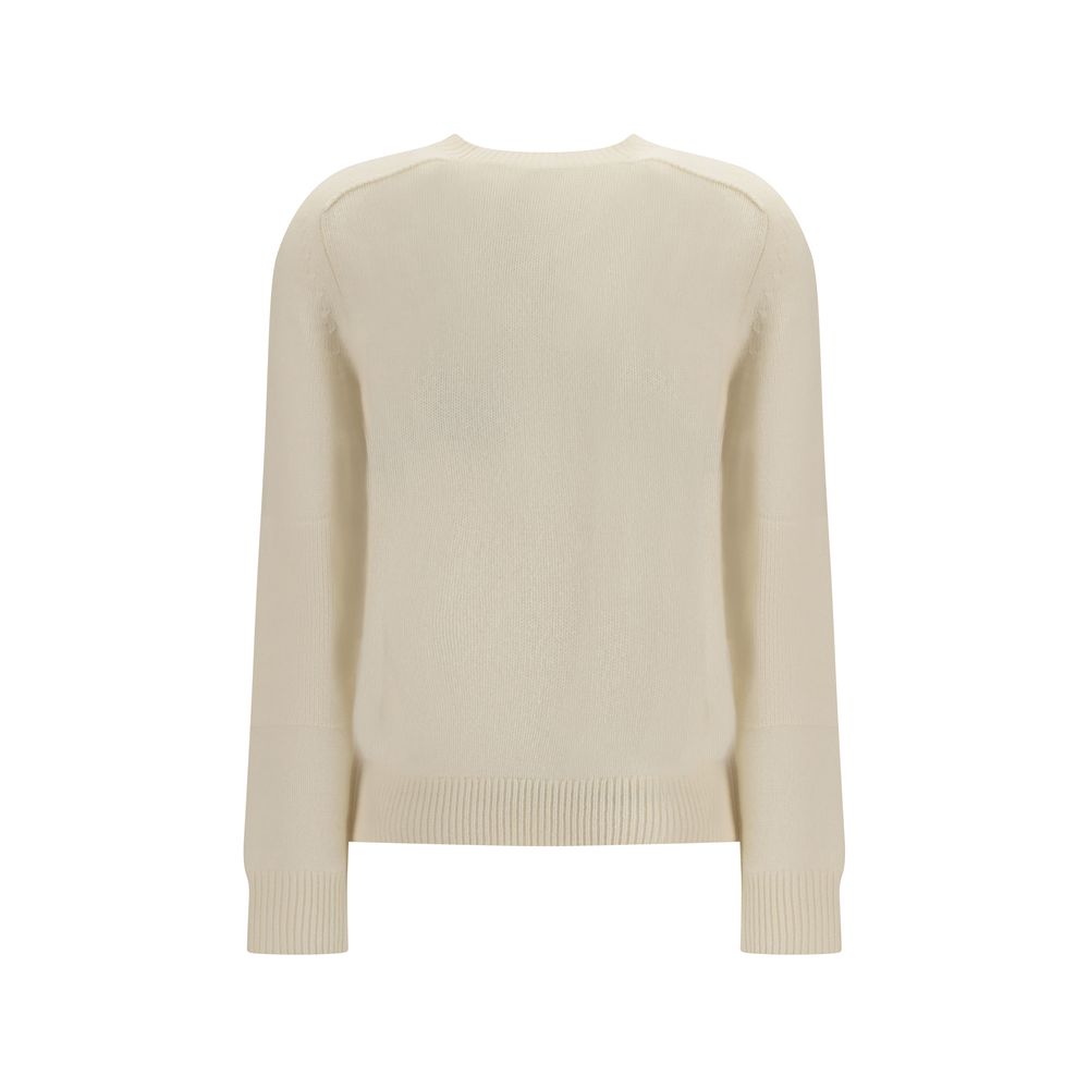 Kaschmirpullover in Creme