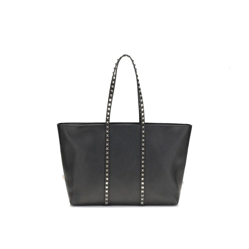Black Calfskin Tote Bag