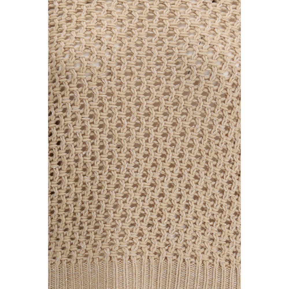 Beiges Fleece-Sweatshirt