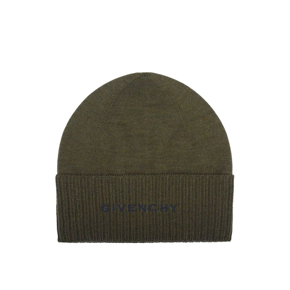 Green Wool Beanie