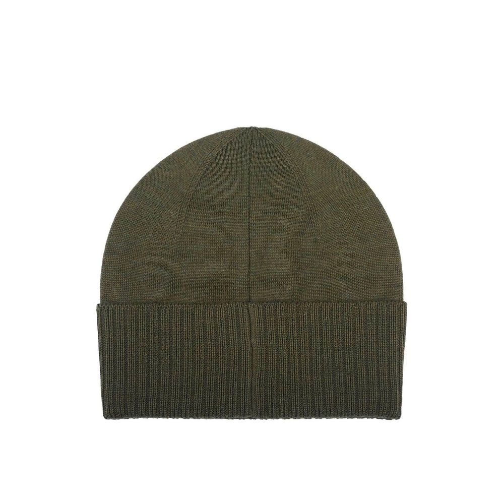 Green Wool Beanie