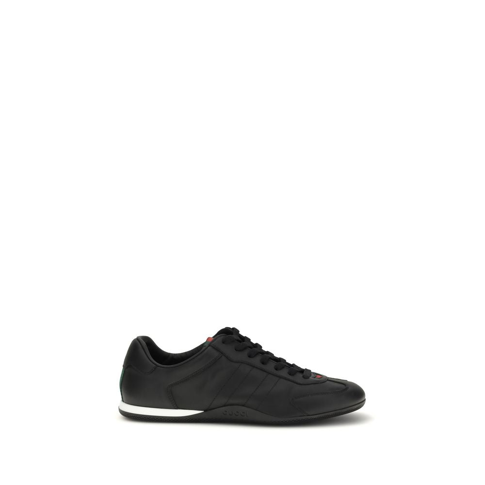 Black Calf Leather Bos Taurus Low Top Sneakers
