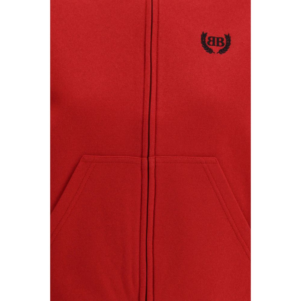 Red Cotton Sweatshirt