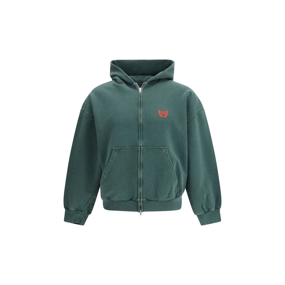 Green Cotton Sweatshirt