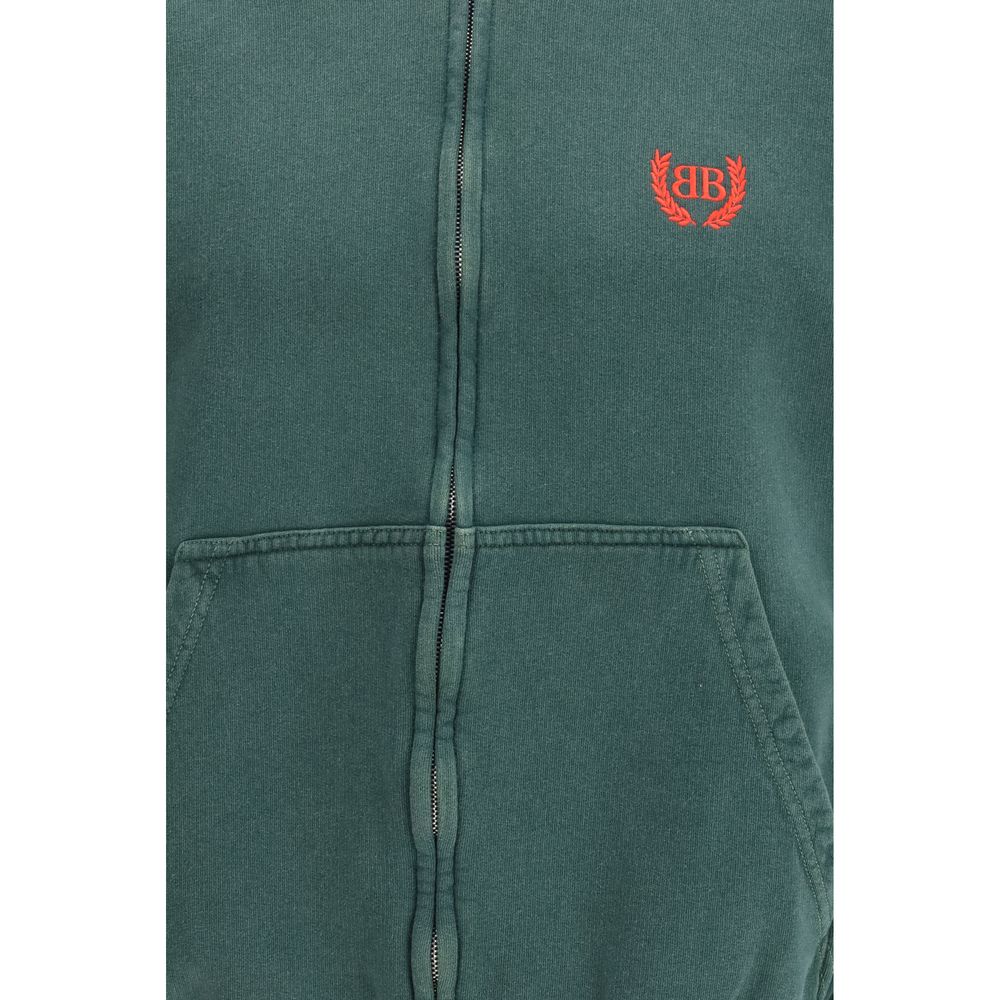 Green Cotton Sweatshirt