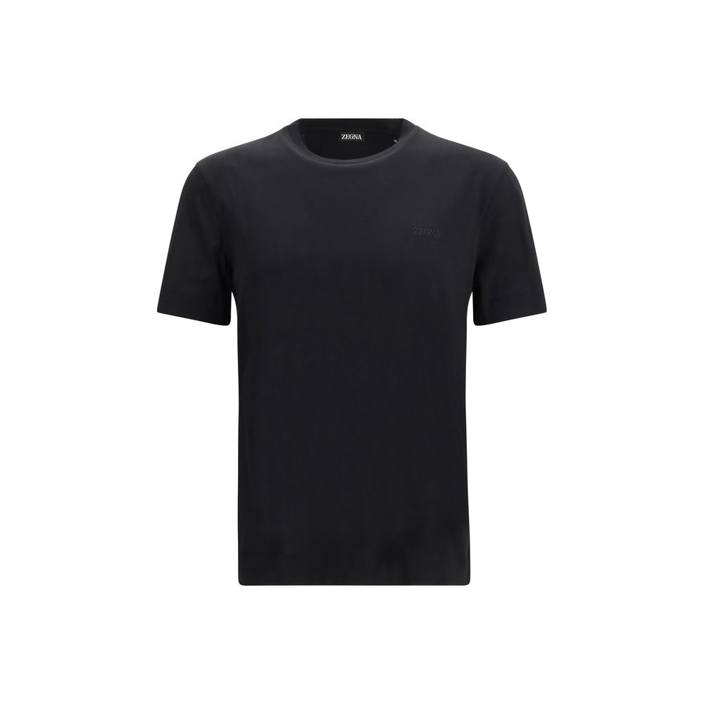 Black Cotton Polo Shirt