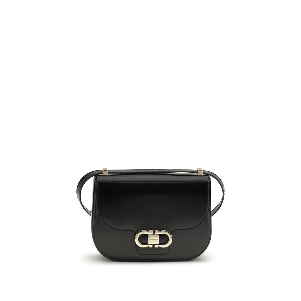 North-South Double Gancini Schultertasche