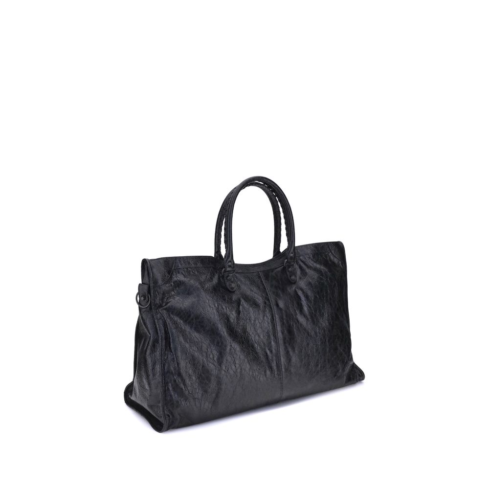 Schwarze Le City Reisetasche
