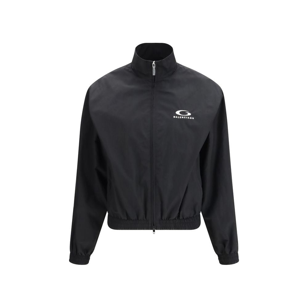 Black Stand Collar Jacket