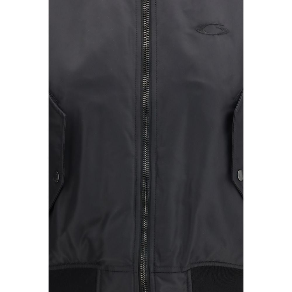 Schwarze Bomberjacke