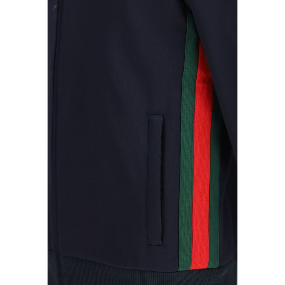 Technische Jersey-Jacke mit Reißverschluss