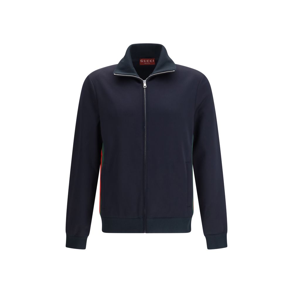 Technische Jersey-Jacke mit Reißverschluss