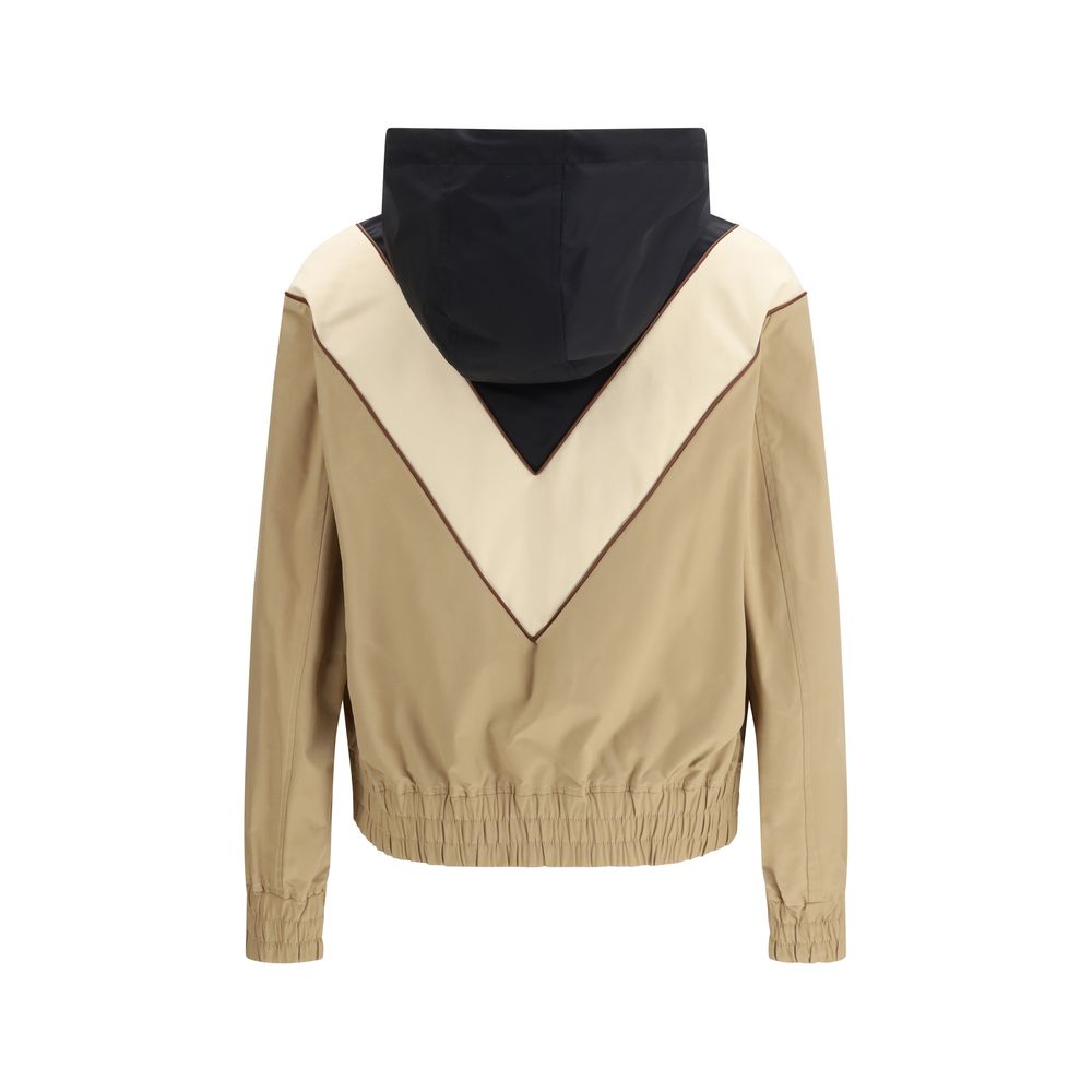 Mehrfarbige Polyester-Shelljacke