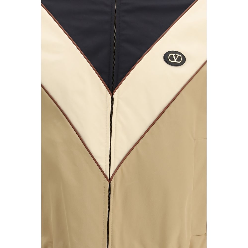 Mehrfarbige Polyester-Shelljacke