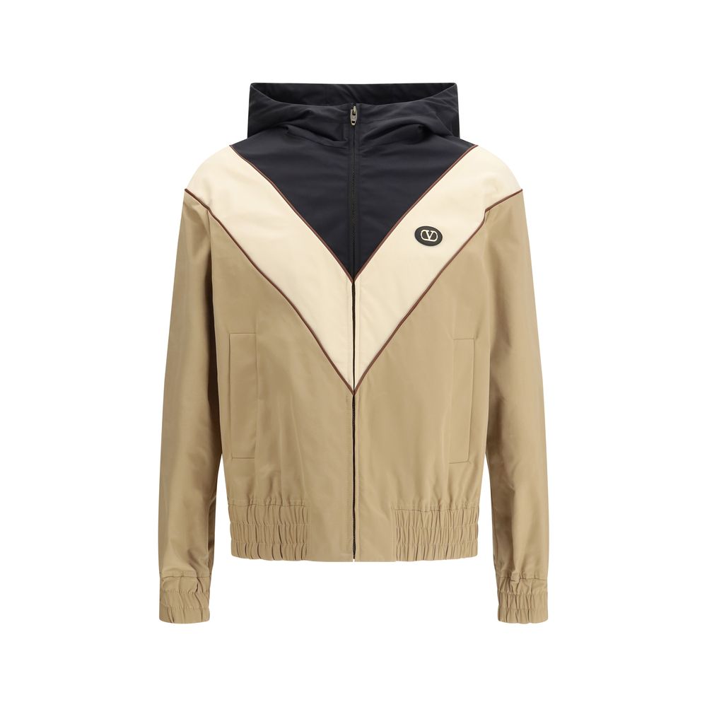 Mehrfarbige Polyester-Shelljacke