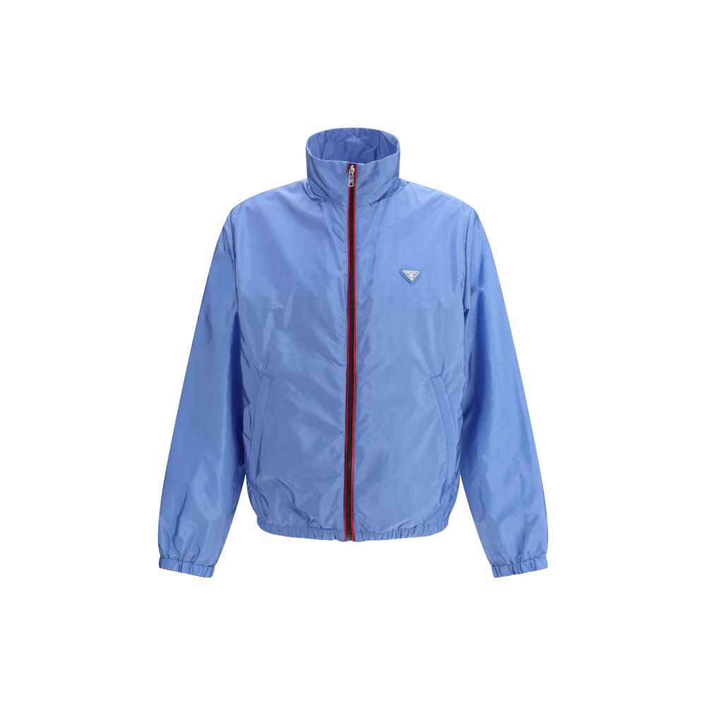Giacca blu con cerniera