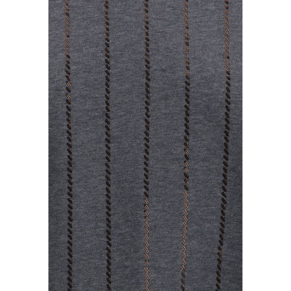 Graues Baumwoll-Sweatshirt