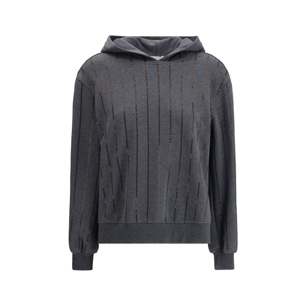 Graues Baumwoll-Sweatshirt