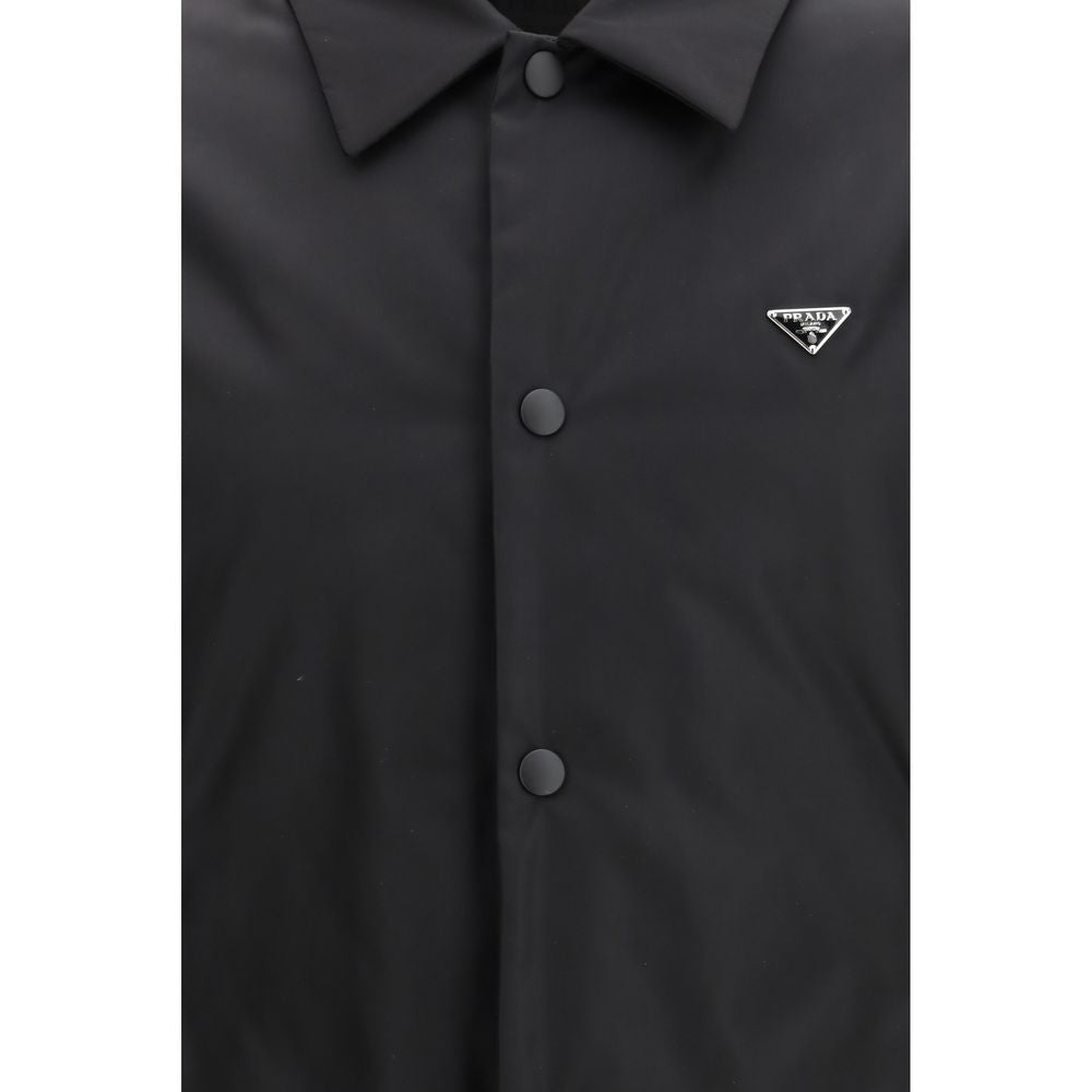 Schwarze Re-Nylon-Jacke