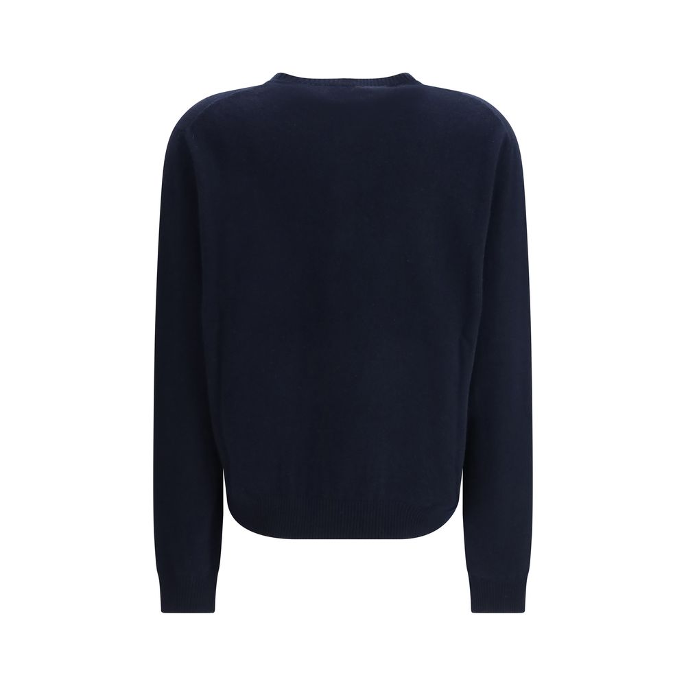 Blaues Kaschmir-Sweatshirt
