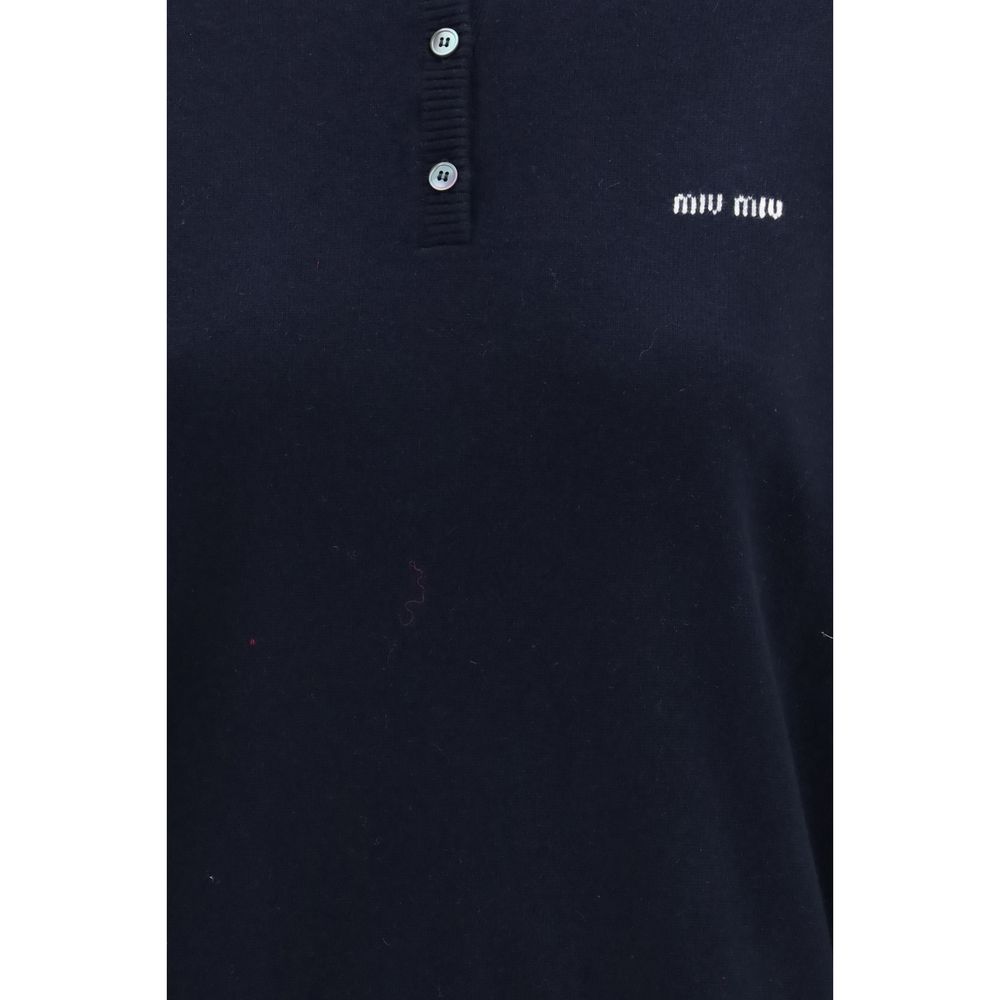 Blaues Kaschmir-Sweatshirt