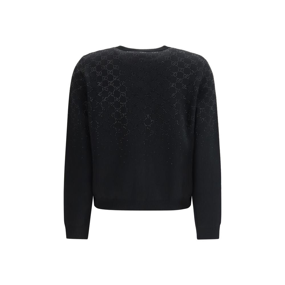 Schwarzer Wollcardigan
