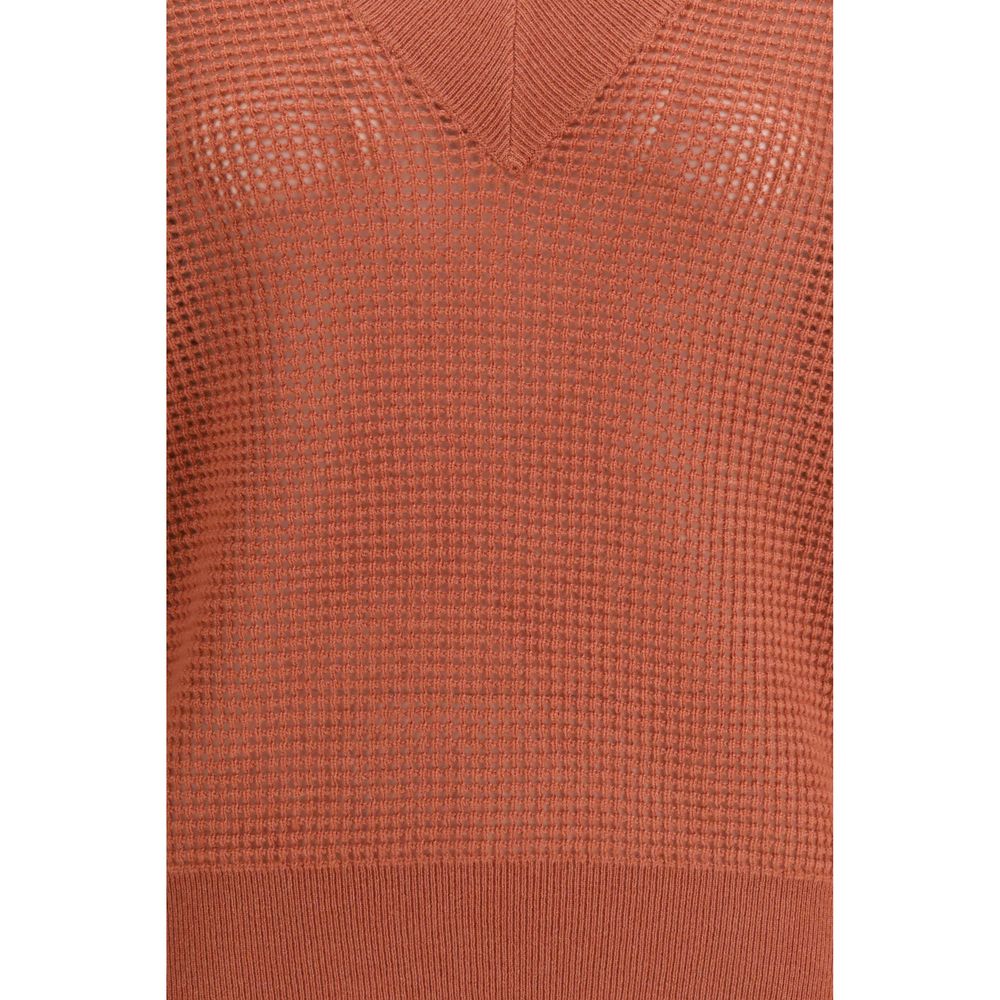 Oranger Kaschmirpullover