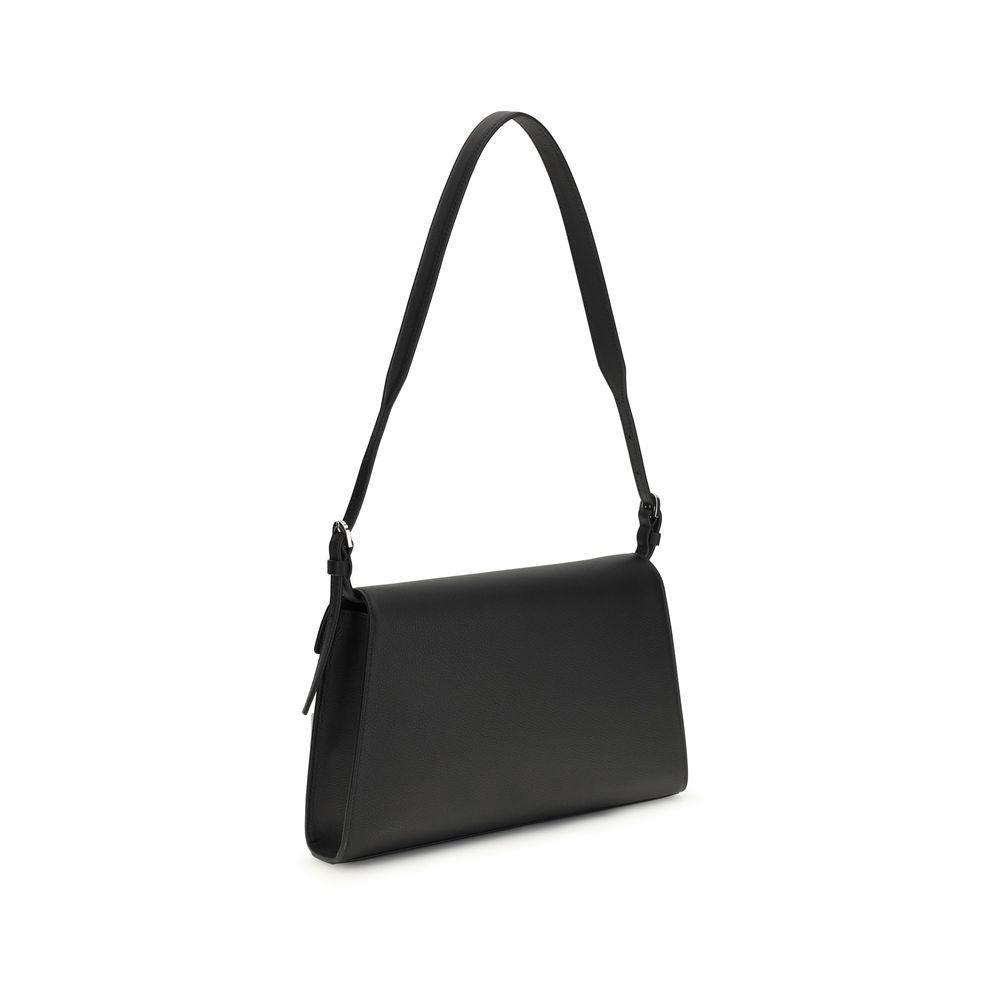 Borsa a tracolla simmetrica nera