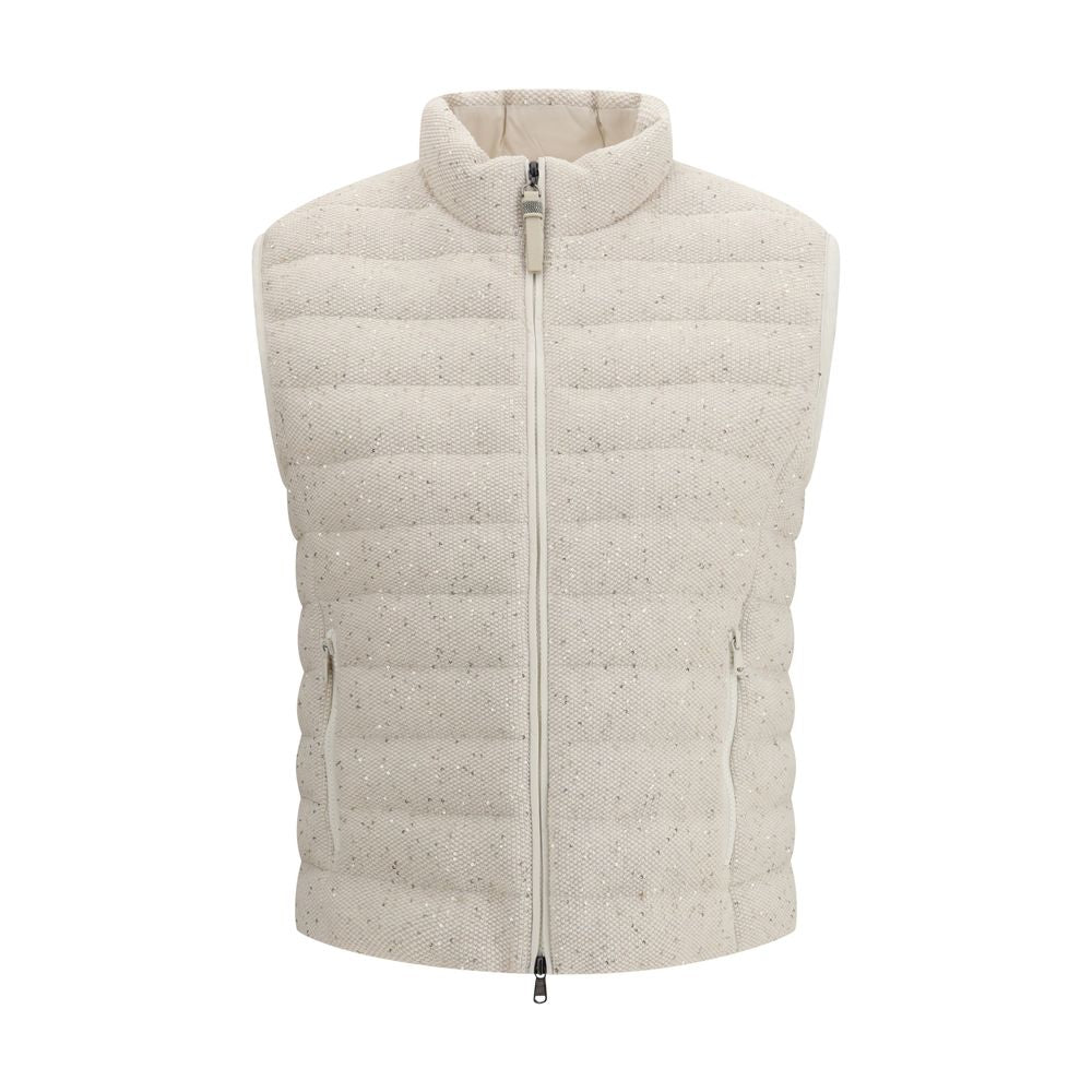 Sequin-Embellishment Gilet