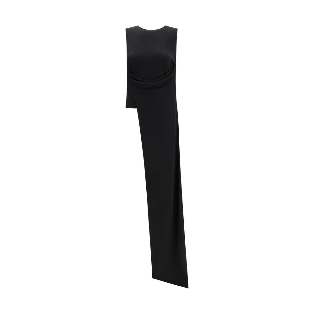 Sleeveless Top with lavallière neckline in jersey