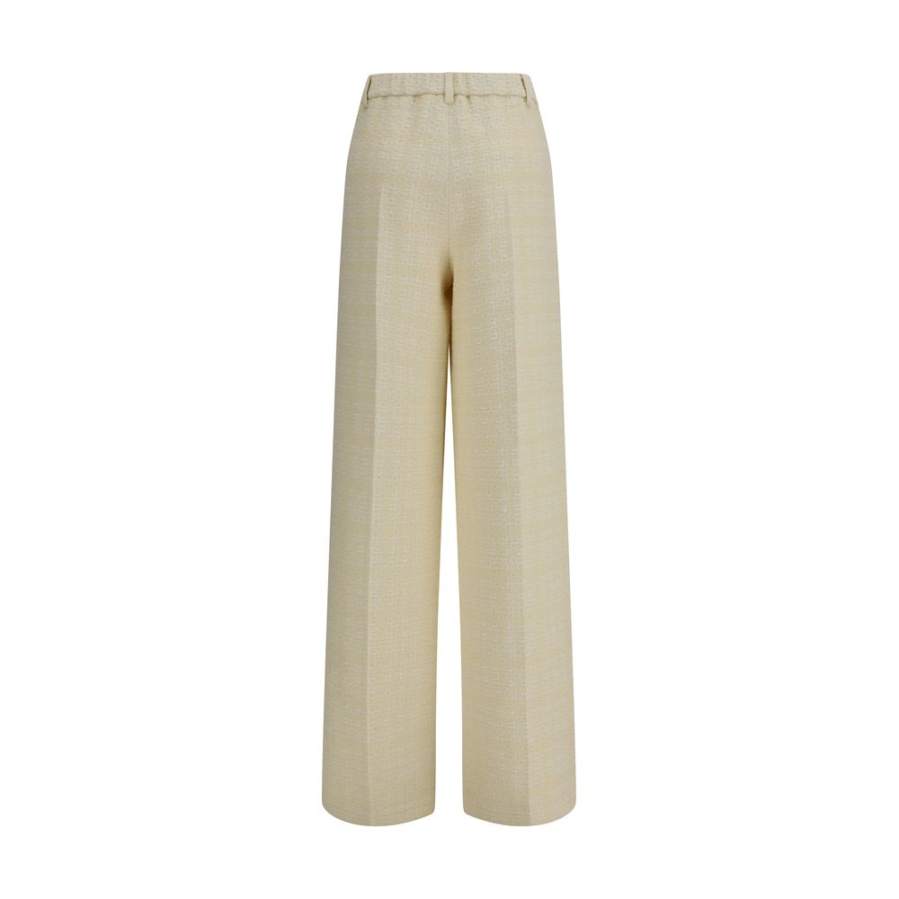 Cotton tweed check Pants