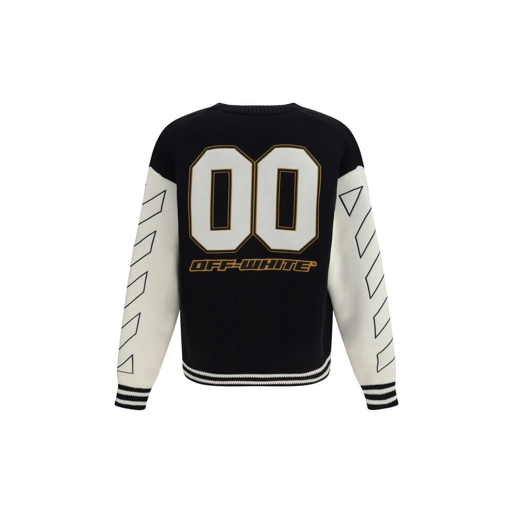 Star Logo Diagonal Varsity Cardigan