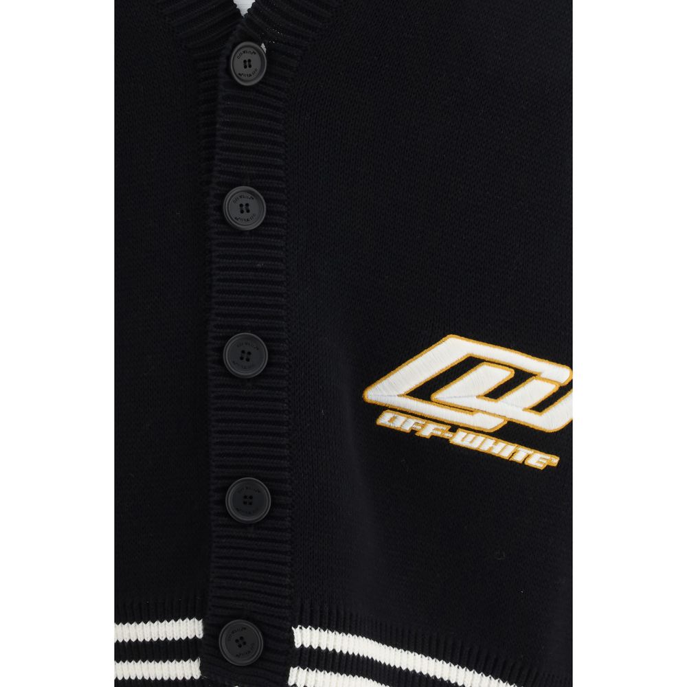 Star Logo Diagonal Varsity Cardigan