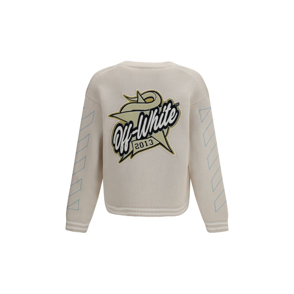 Star Logo Diagonal Varsity Cardigan