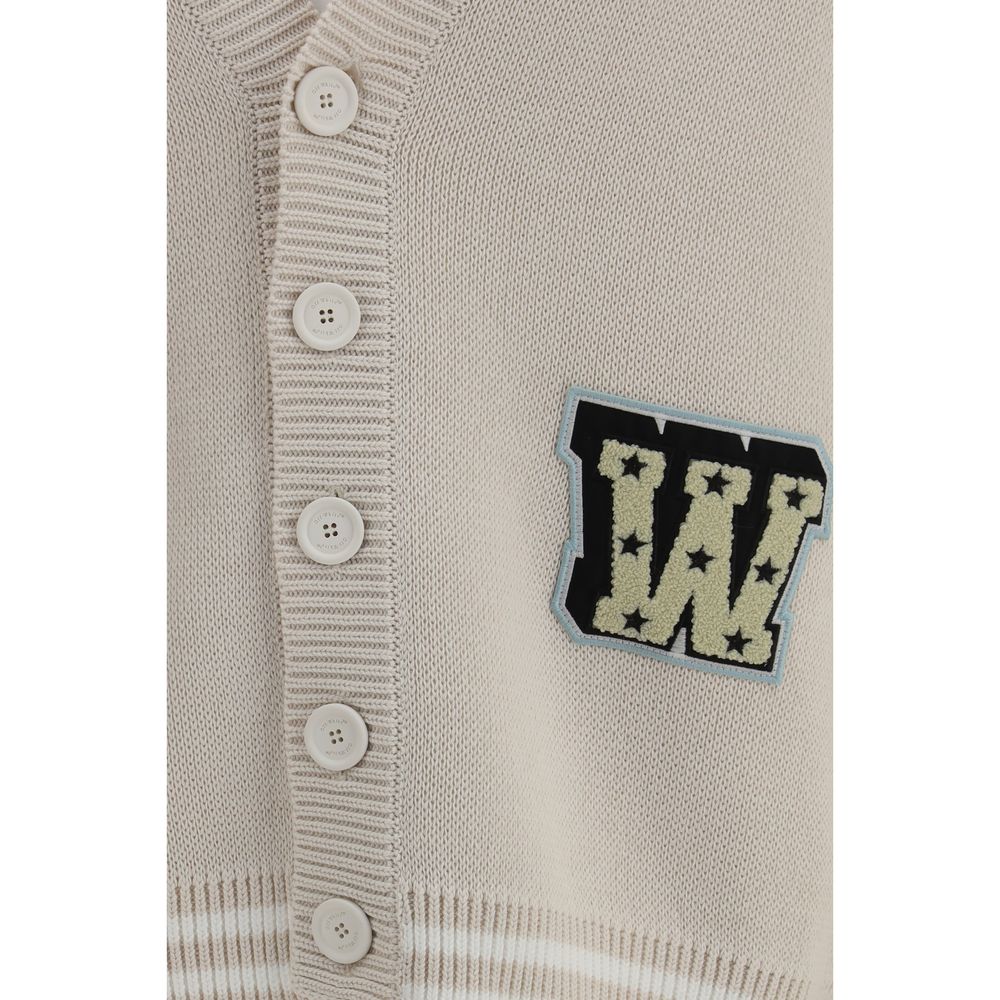 Star Logo Diagonal Varsity Cardigan