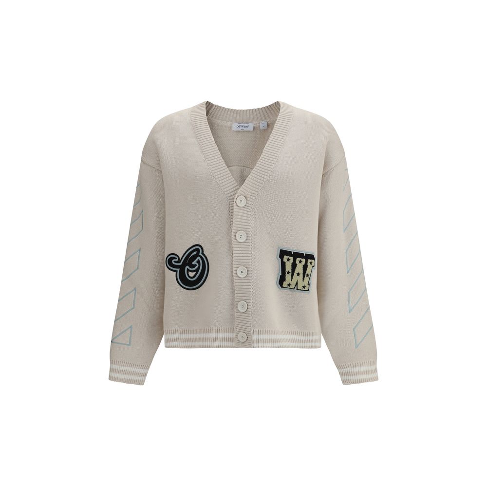 Star Logo Diagonal Varsity Cardigan