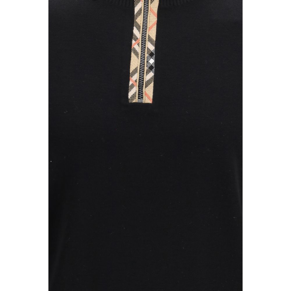 Check wool Sweater