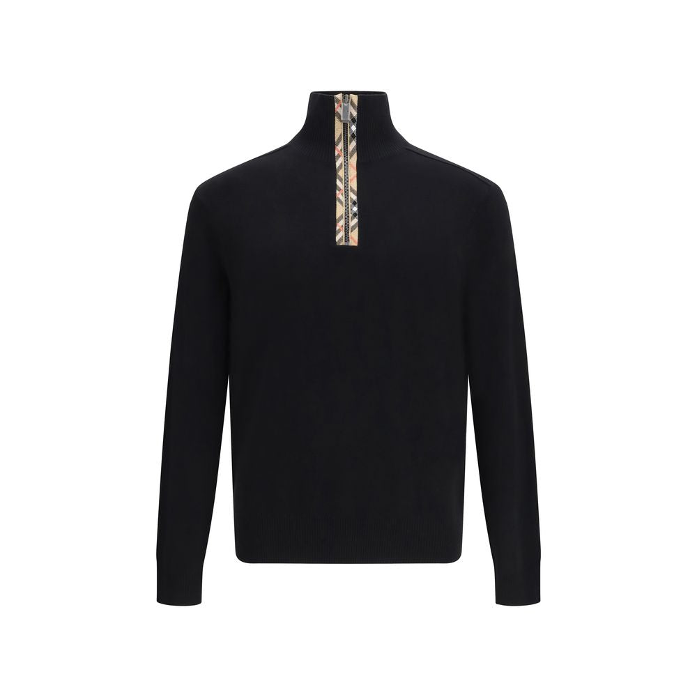 Check wool Sweater