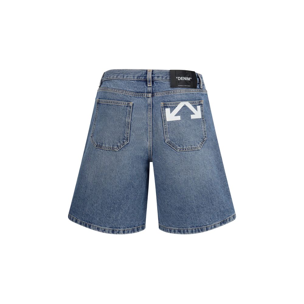 Half Arrow denim Shorts