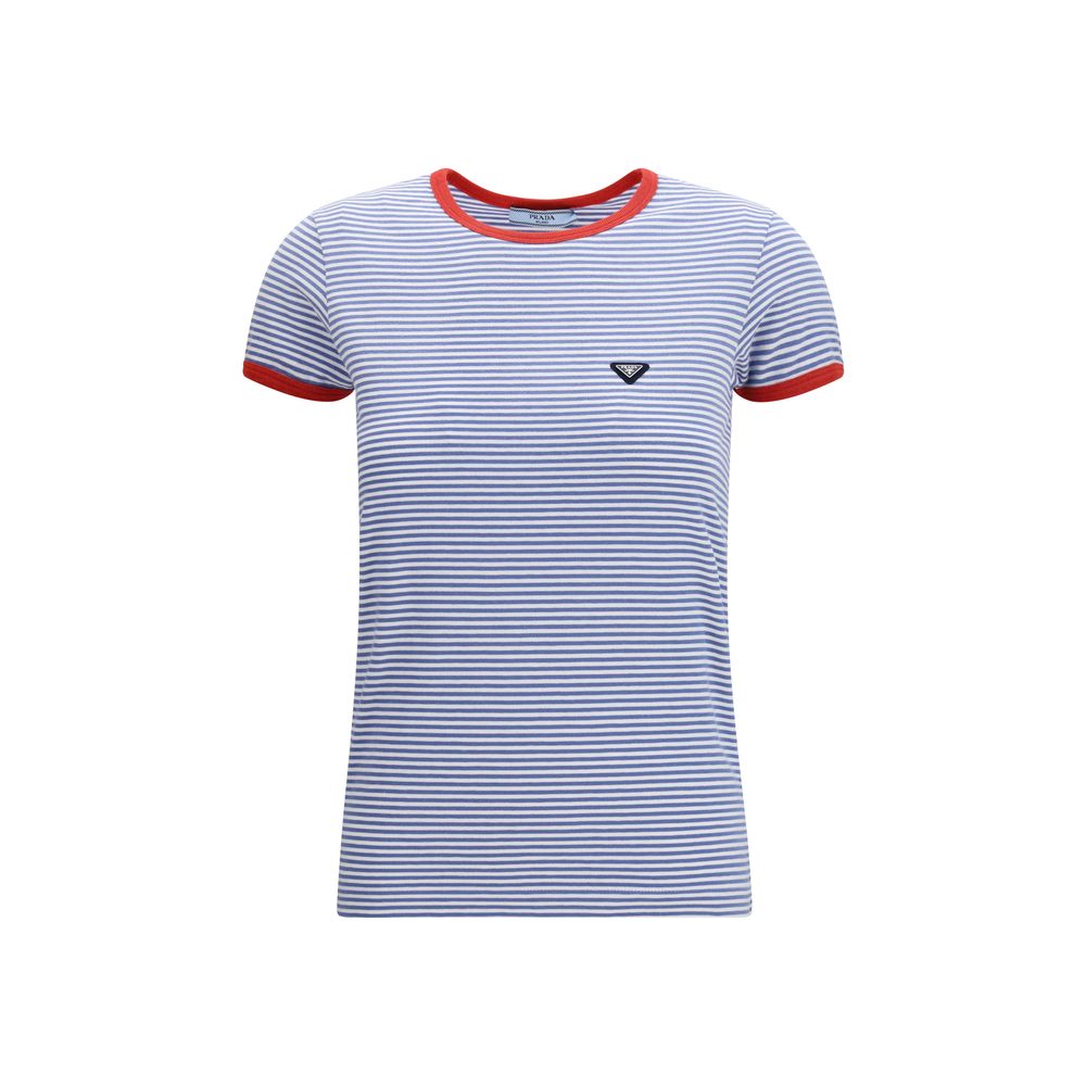 Embroidered cotton T-shirt
