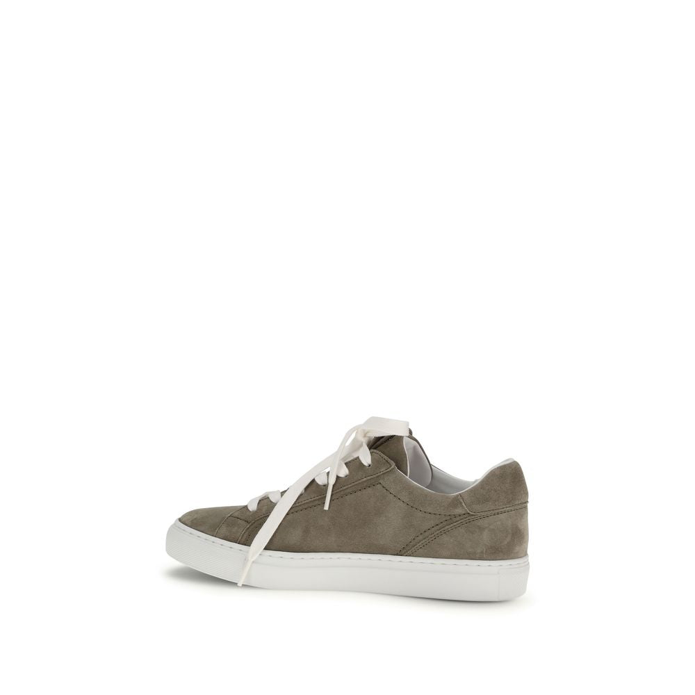Suede Sneakers with Precious Loop
