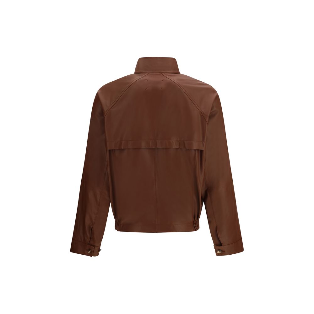 Leather bomber Jacket