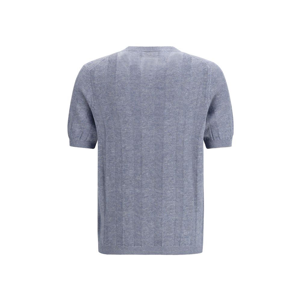 Short-sleeve knitted Top