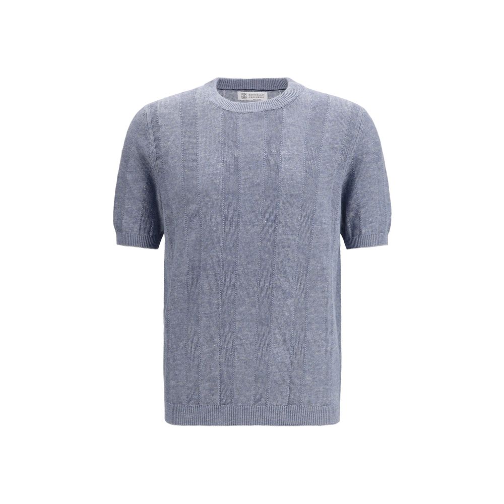 Short-sleeve knitted Top
