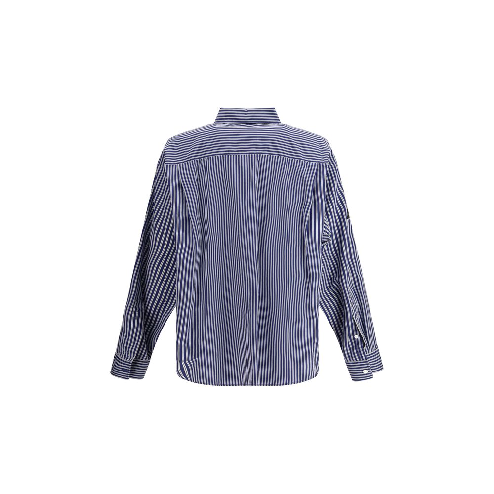 Embroidered poplin oversized Shirt