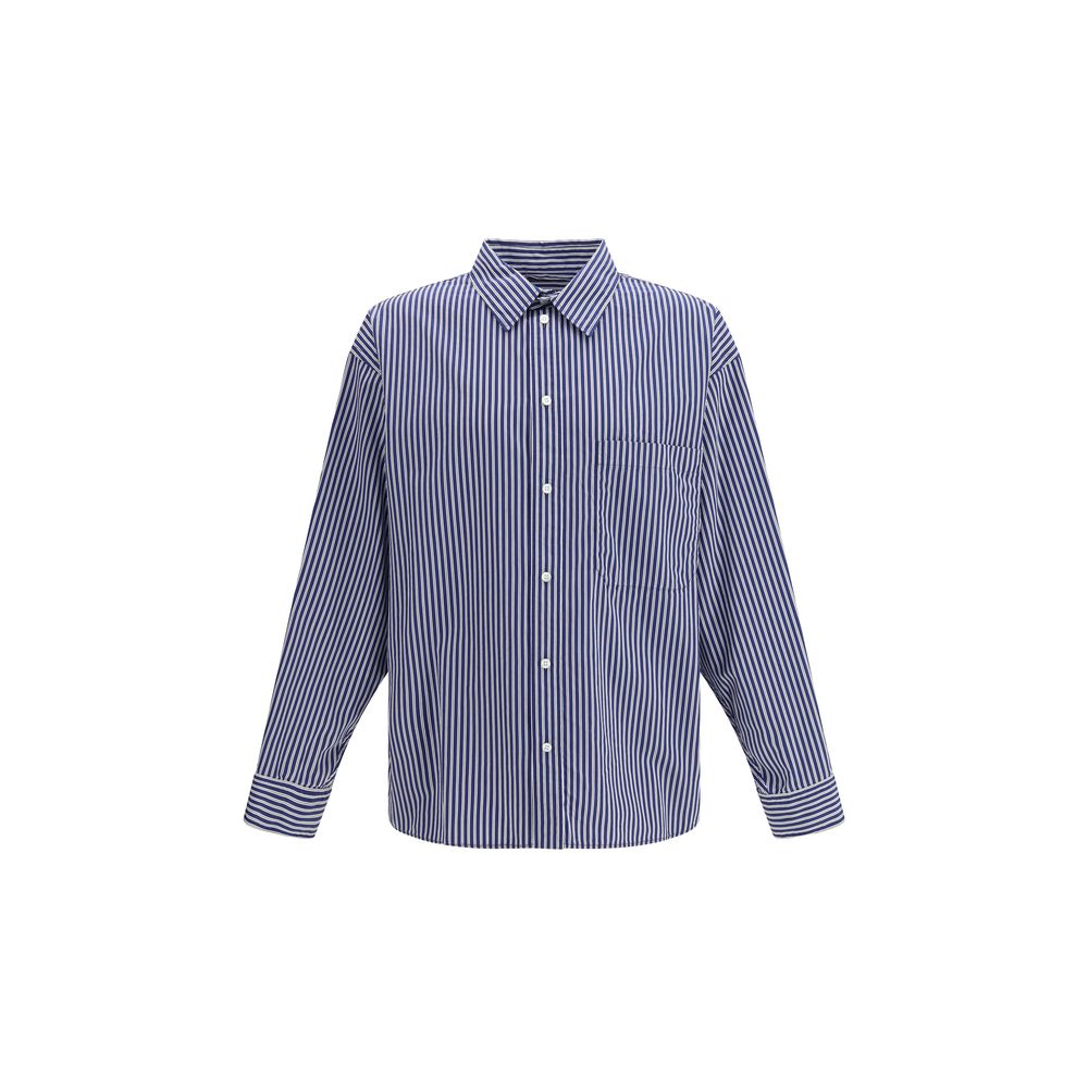 Embroidered poplin oversized Shirt