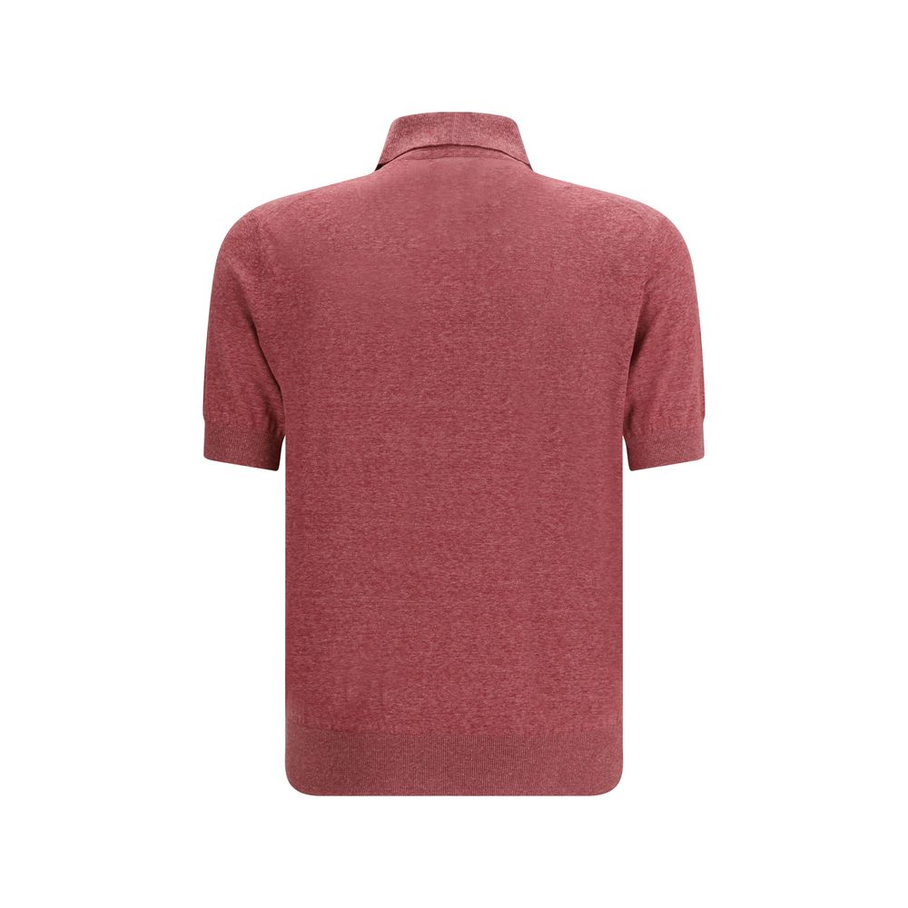 Linen and silk Polo Shirt